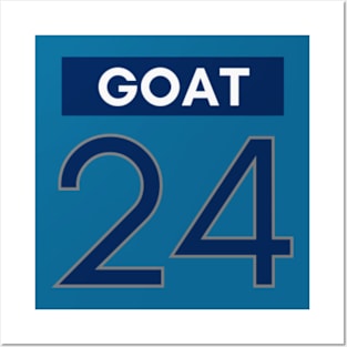 24 - GOAT Posters and Art